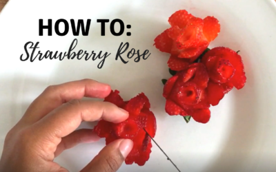 How to Make a Strawberry Rose