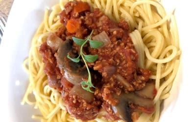 EASY VEGAN spaghetti BOLOGNESE (French recipe)