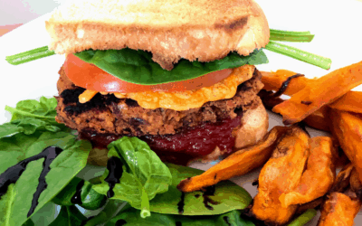 ONLY 2 INGREDIENTS!!! Vegan & HIGH in PROTEIN Burger