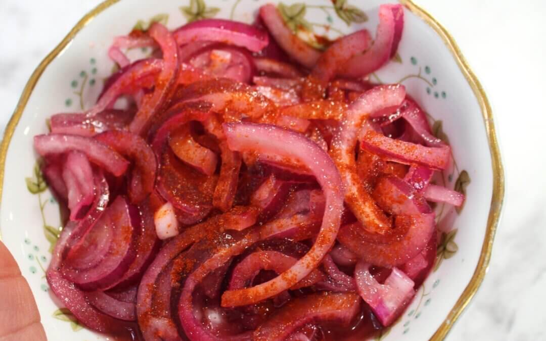Quick Sweet Pickled Red Onions – Simple 5-Ingredient Recipe